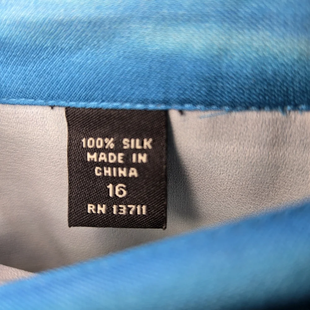 Valerie Stevens Women's Pleated Print Skirt 100% Silk Multicolor SIZE 16 Lined - Picture 15 of 16